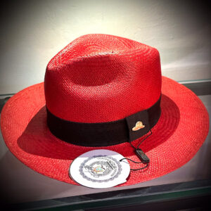 Chapéu Panamá Tradicional - Vermelho