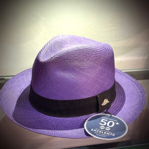 Chapéu Panamá Tradicional - Roxo