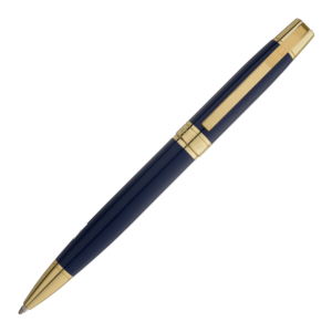 Caneta Esferográfica Crown Master Gold Azul
